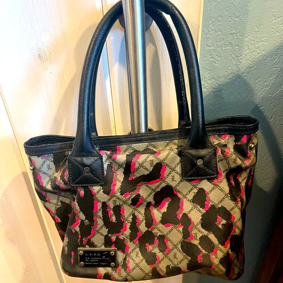 L.A.M.B by Gwen Stefani leopard handbag - Picture 1 of 11